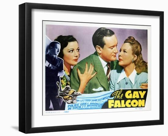 The Gay Falcon - Lobby Card Reproduction-null-Framed Photo