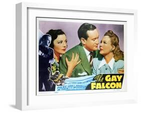 The Gay Falcon - Lobby Card Reproduction-null-Framed Photo