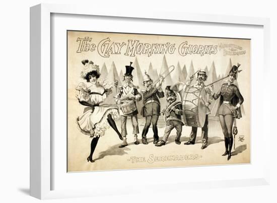 The Gay Morning Glories, 1898-Science Source-Framed Giclee Print