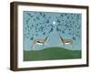 The Gazelles Greeting-Susan Henke Fine Art-Framed Giclee Print