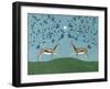 The Gazelles Greeting-Susan Henke Fine Art-Framed Giclee Print