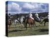 The Geeburg Polo Match, Bushmen Versus Melbourne Polo Club, Australia-Claire Leimbach-Stretched Canvas