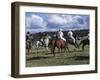 The Geeburg Polo Match, Bushmen Versus Melbourne Polo Club, Australia-Claire Leimbach-Framed Photographic Print