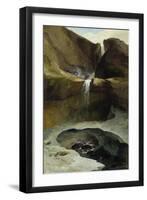 The Geltenbachfall in Winter, 1778-Caspar Wolf-Framed Giclee Print