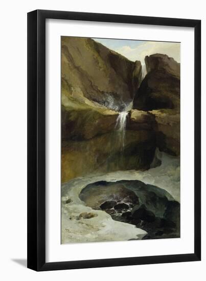 The Geltenbachfall in Winter, 1778-Caspar Wolf-Framed Giclee Print