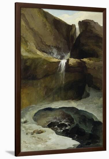 The Geltenbachfall in Winter, 1778-Caspar Wolf-Framed Giclee Print