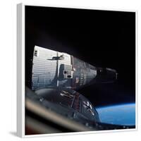 The Gemini 7 Spacecraft in Earth Orbit-Stocktrek Images-Framed Photographic Print