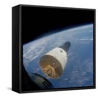 The Gemini-Titan 7 Spacecraft in Earth Orbit-Stocktrek Images-Framed Stretched Canvas
