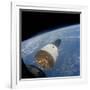 The Gemini-Titan 7 Spacecraft in Earth Orbit-Stocktrek Images-Framed Photographic Print