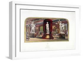 The Gems of the Great Exhibition, No.3, Hyde Park, London, (C1854)-George Baxter-Framed Giclee Print