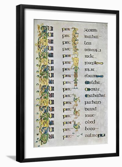 The Genealogy of Christ, 800 Ad-null-Framed Giclee Print