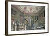 The Genealogy Room of the Ambraser Gallery in the Lower Belvedere, 1888-Carl Goebel-Framed Giclee Print