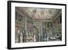 The Genealogy Room of the Ambraser Gallery in the Lower Belvedere, 1888-Carl Goebel-Framed Giclee Print