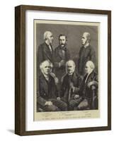 The General Assembly of the Free Church of Scotland, Some Prominent Members-null-Framed Giclee Print