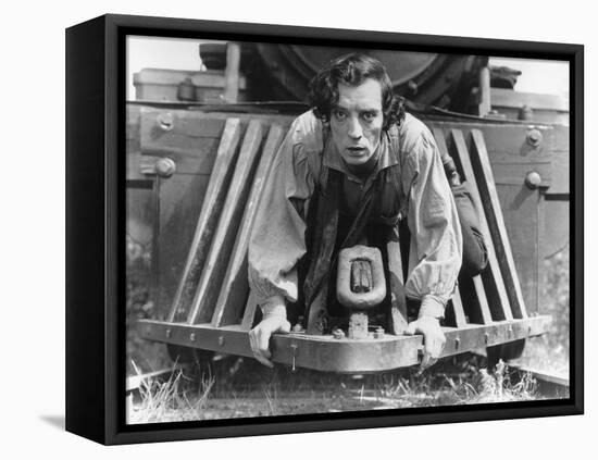 The General, Buster Keaton, 1927, Train-null-Framed Stretched Canvas