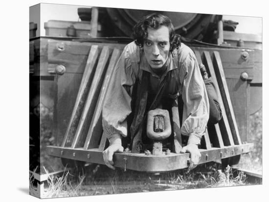 The General, Buster Keaton, 1927, Train-null-Stretched Canvas