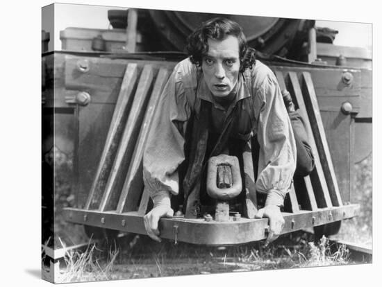 The General, Buster Keaton, 1927, Train-null-Stretched Canvas