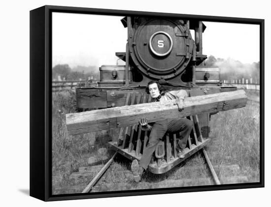 The General, Buster Keaton, 1927-null-Framed Stretched Canvas