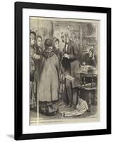 The General Election, a Deputation on the Subject of Woman's Rights-Frederick Barnard-Framed Giclee Print