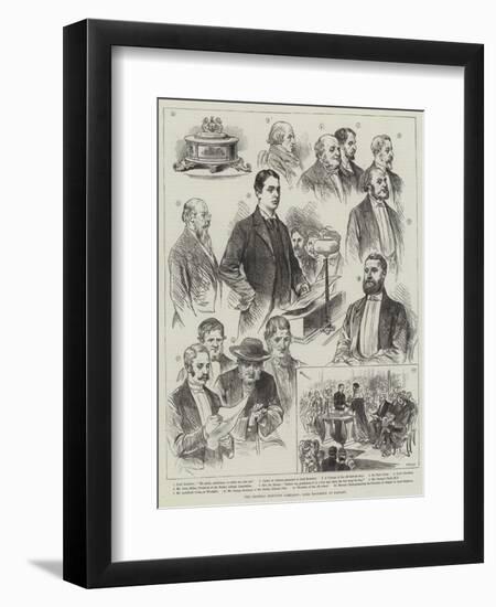 The General Election Campaign, Lord Rosebery at Paisley-null-Framed Premium Giclee Print