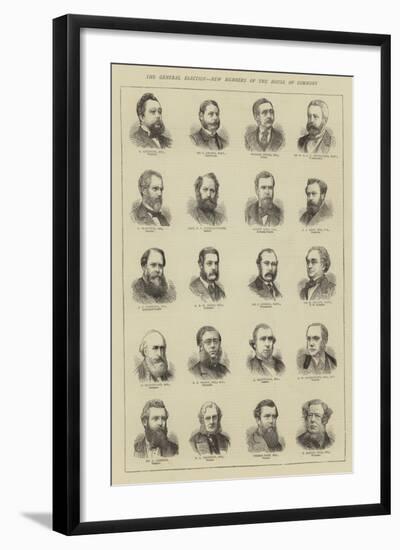 The General Election, New Members of the House of Commons-null-Framed Giclee Print