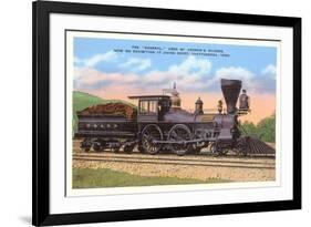 The General, Locomotive, Chattanooga, Tennessee-null-Framed Art Print