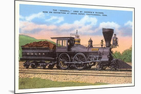 The General, Locomotive, Chattanooga, Tennessee-null-Mounted Art Print