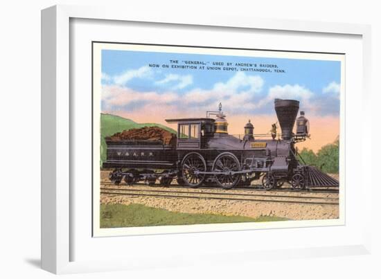 The General, Locomotive, Chattanooga, Tennessee-null-Framed Art Print