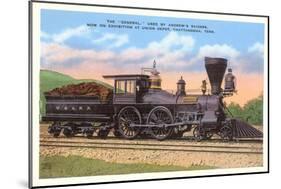 The General, Locomotive, Chattanooga, Tennessee-null-Mounted Art Print