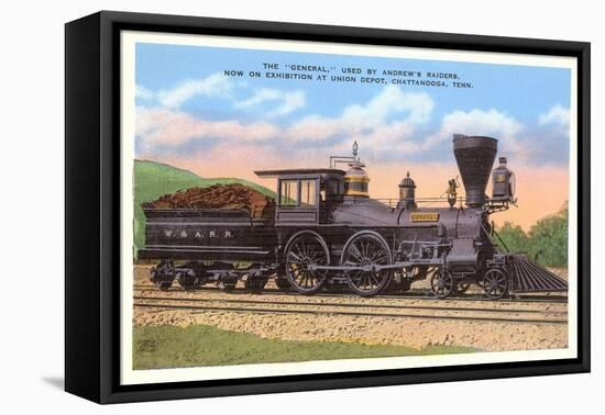 The General, Locomotive, Chattanooga, Tennessee-null-Framed Stretched Canvas