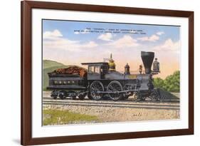 The General, Locomotive-null-Framed Premium Giclee Print