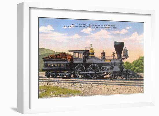 The General, Locomotive-null-Framed Art Print