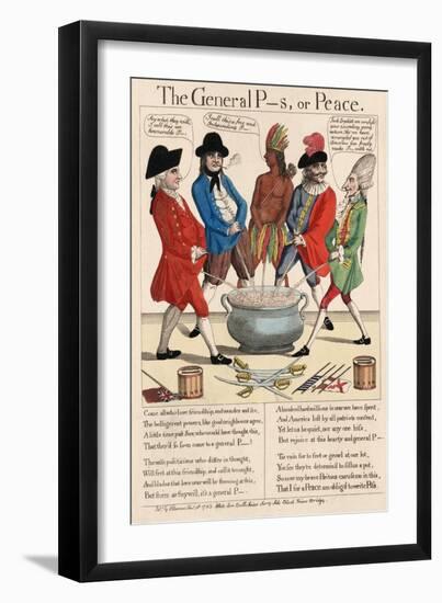 The General P--S, or Peace, 1783-null-Framed Giclee Print
