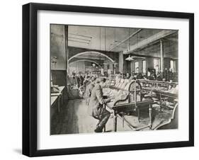 The General Post Office St. Martin'S-Le-Grand London: Foreign Mail Sorting Room-null-Framed Photographic Print