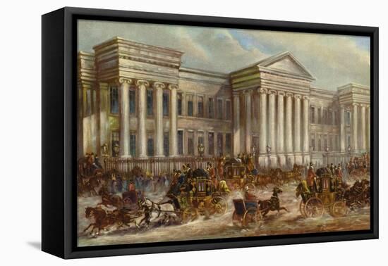 The General Post Office, St Martin's Le Grand, London-J.C. Maggs-Framed Stretched Canvas