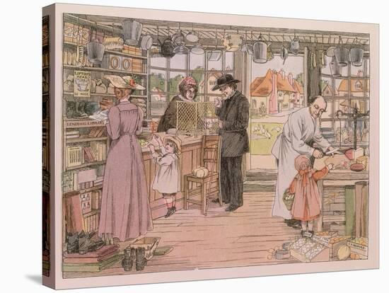 The General Store, from "The Book of Shops," 1899-Francis Donkin Bedford-Stretched Canvas