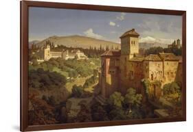 The Generalife Palace, Granda, 1862-Eduard Gerhardt-Framed Giclee Print