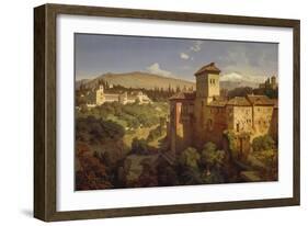 The Generalife Palace, Granda, 1862-Eduard Gerhardt-Framed Giclee Print