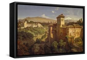 The Generalife Palace, Granda, 1862-Eduard Gerhardt-Framed Stretched Canvas