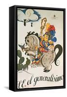 The Generalissimo-Canavate-Framed Stretched Canvas