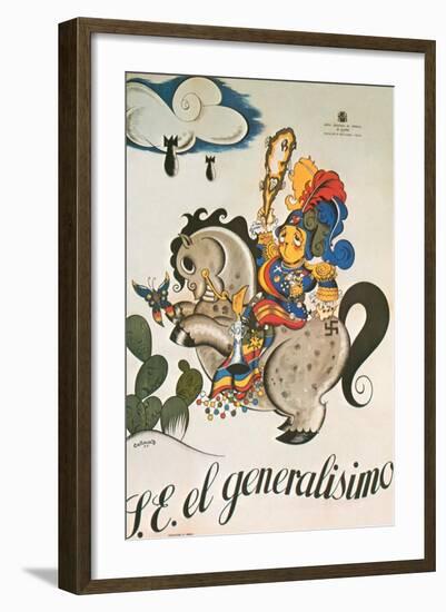 The Generalissimo-Canavate-Framed Art Print