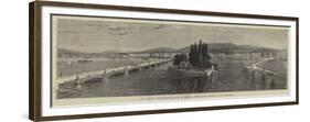 The Geneva Arbitration, View of Geneva, with Mont Blanc in the Distance-null-Framed Giclee Print