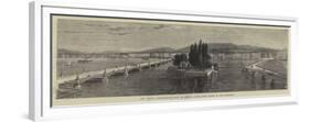 The Geneva Arbitration, View of Geneva, with Mont Blanc in the Distance-null-Framed Giclee Print