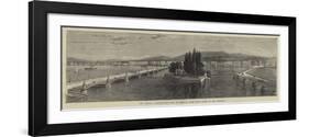 The Geneva Arbitration, View of Geneva, with Mont Blanc in the Distance-null-Framed Giclee Print