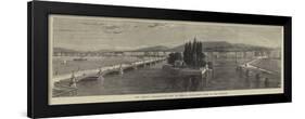 The Geneva Arbitration, View of Geneva, with Mont Blanc in the Distance-null-Framed Giclee Print