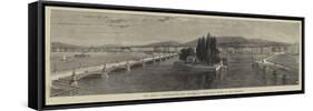 The Geneva Arbitration, View of Geneva, with Mont Blanc in the Distance-null-Framed Stretched Canvas