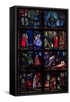 The Geneva Window, Eight Panels Depicting Scenes from Early Irish Literature, 1929-Harry Clarke-Framed Stretched Canvas