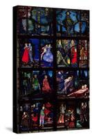 The Geneva Window, Eight Panels Depicting Scenes from Early Irish Literature, 1929-Harry Clarke-Stretched Canvas