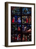 The Geneva Window, Eight Panels Depicting Scenes from Early Irish Literature, 1929-Harry Clarke-Framed Giclee Print