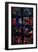 The Geneva Window, Eight Panels Depicting Scenes from Early Irish Literature, 1929-Harry Clarke-Framed Giclee Print